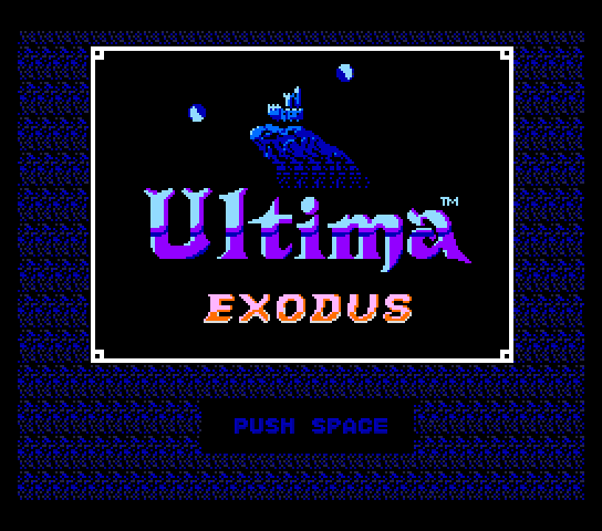Ultima Exodus Title Screen